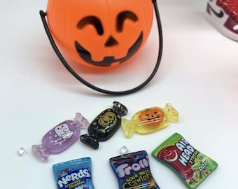 Mini Fake Halloween Candy: Elf Prop Charms, Slime Supplies