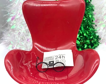 Elf Prop glasses and newspaper elf props NO DOLL butterfly desk chair