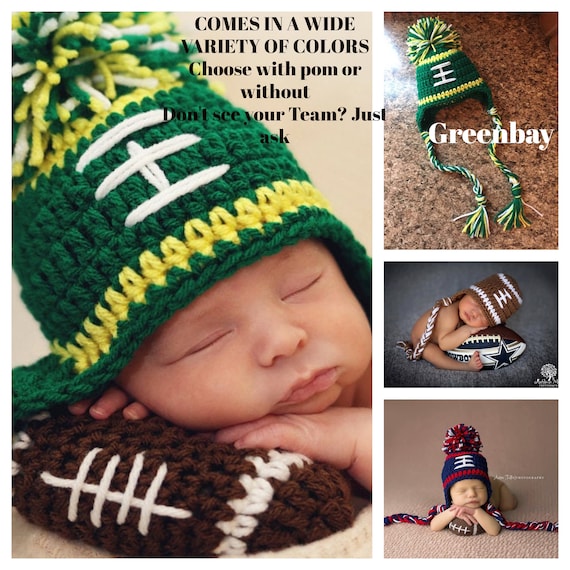 Greenbay Packers Baby Boy Hat FOOTBALL 