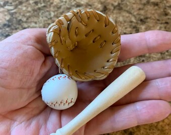 elf sized baseball set elf props NO DOLL tumbler topper supplies