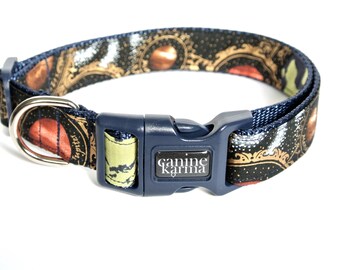 Solar System Dog Collar - 1" Adjustable Planets Space Collar