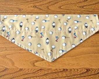 Golf Lover Dog Bandana - Golfing Sports Bandanna