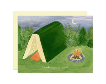 Congrats on Your New Chapter Bookish Card