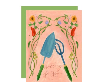 Rooting For You Garden Card, Quarantine Garden