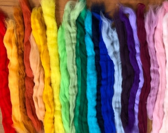 Wool Roving Merino Wool Fiber Spinning wool, felting wool top Chunky yarn, jumbo yarn Spin into Yarn, Needle Felting wool, wet felting wool