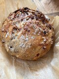 Boule Bread  Loaf -Cranberry Walnut Bread-  Artisan Bread- Baked Goods -Bakery Bread- Thanksgiving Feast Holiday Bread