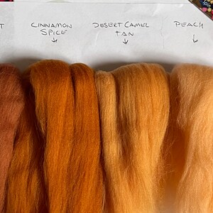 Animal Colors Merino Wool Roving Fiber: Felting & Spinning Mix, Browns ...