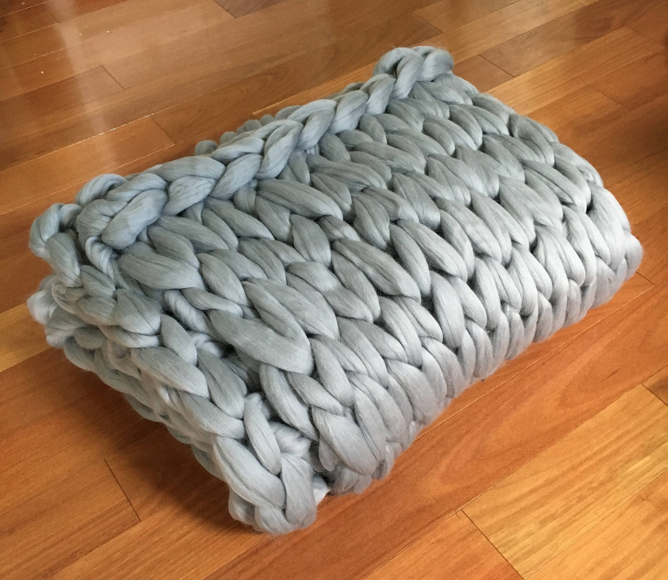 Shep's Wool Arm Knit Merino Wool Chunky Blanket Choose Etsy