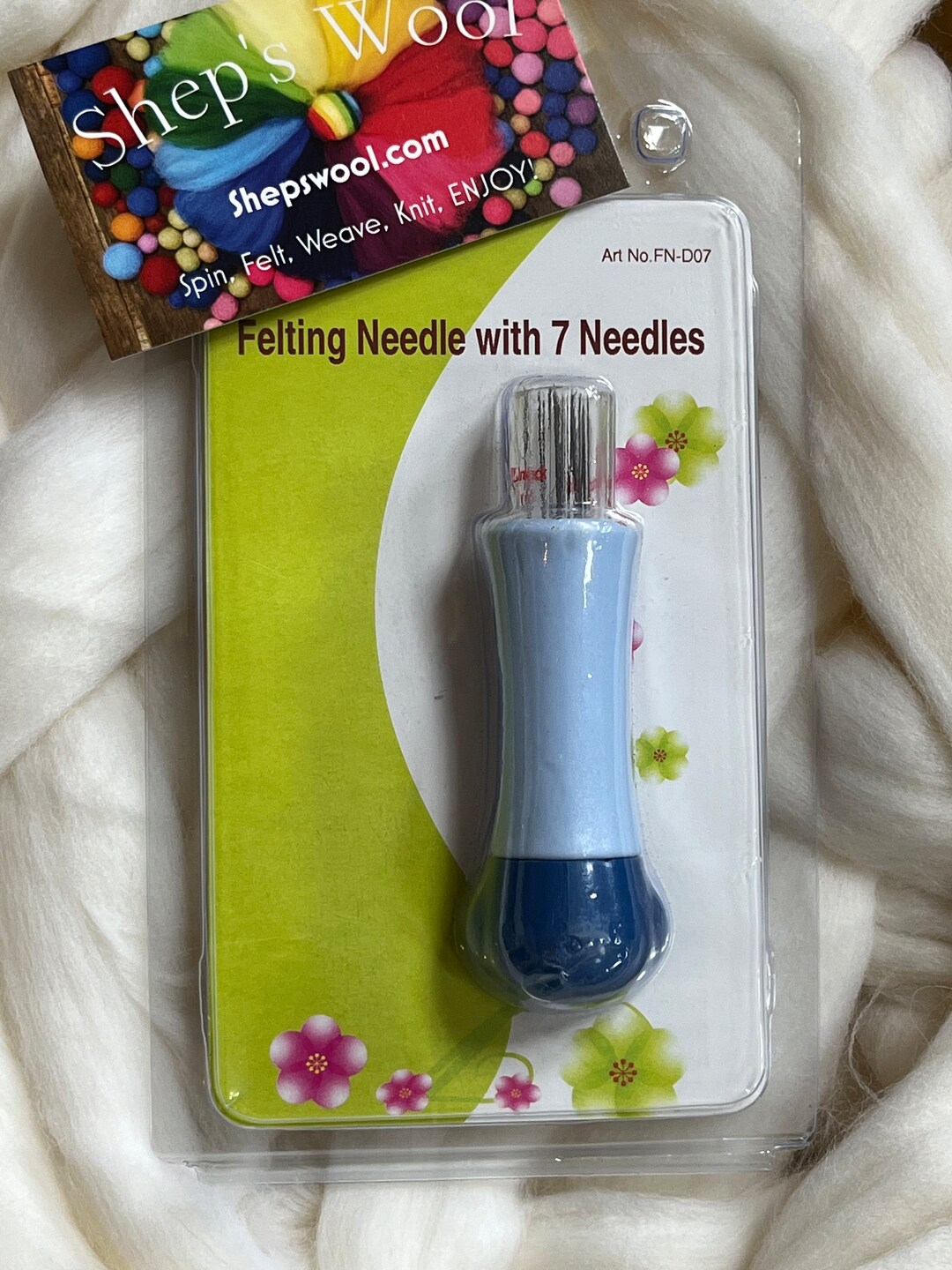 Needle Felting Tool Including 7 Needles for Needle Felt Wool Crafts Etsy