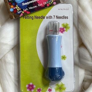Felting Needle Tool, Needle Felting Tool including 7 Needles for Needle Felt Wool Crafts