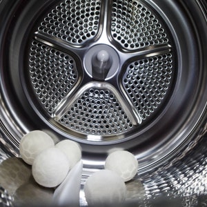 XL Wool Dryer Balls 4-Pack: Natural Laundry Softener