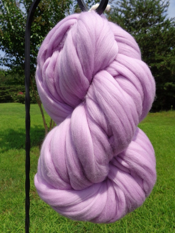 Merino Wool Roving Lavender Purple Wool Fiber Spinning wool Etsy