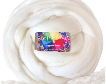 Sheps Merino Wool Chunky Yarn for DIY Arm Knitting Blankets, Spinning, Wall Hangings, Doll Hair,  Flowers, Felting, Crafts, & More!