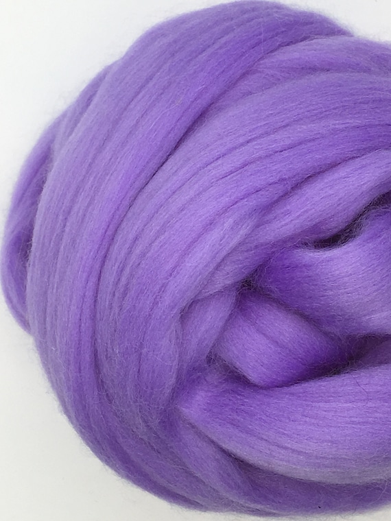 1 lb Pound Natural White Wool Top Roving Fiber Spin, Felt Crafts Luxurious with Fast Shipping! 1lb