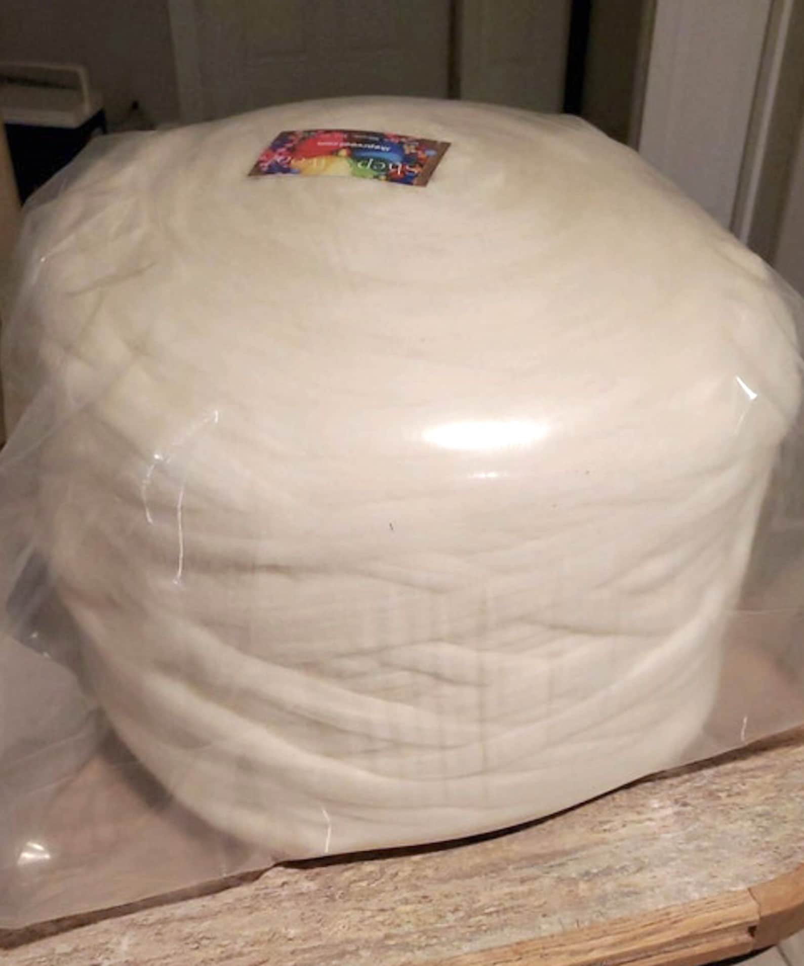 30 Lb BULK Wholesale White Domestic or Merino Wool Top Roving Etsy