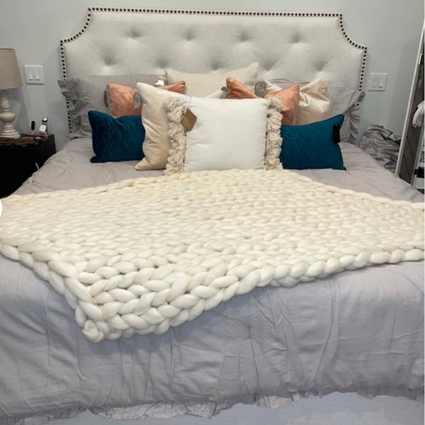 Big Chunky Blanket Etsy