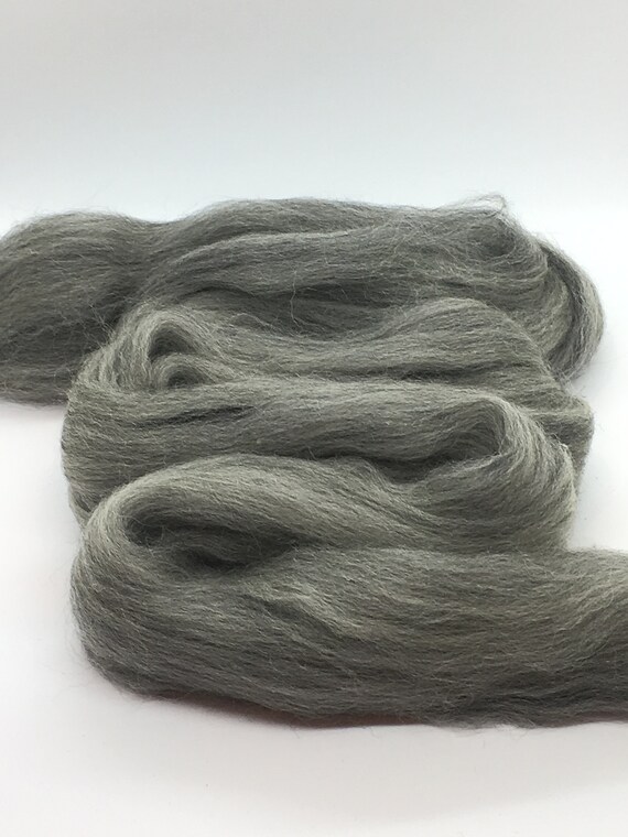 1 lb Pound Natural White Wool Top Roving Fiber Spin, Felt Crafts Luxurious with Fast Shipping! 1lb