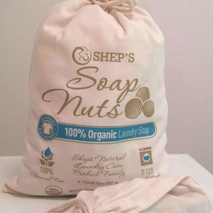 Organic Soap Nuts (Soap Berries) Natural Organic Laundry Detergent and Softener! 1lb, 1/2lb Shep&#39;s Soap Nuts