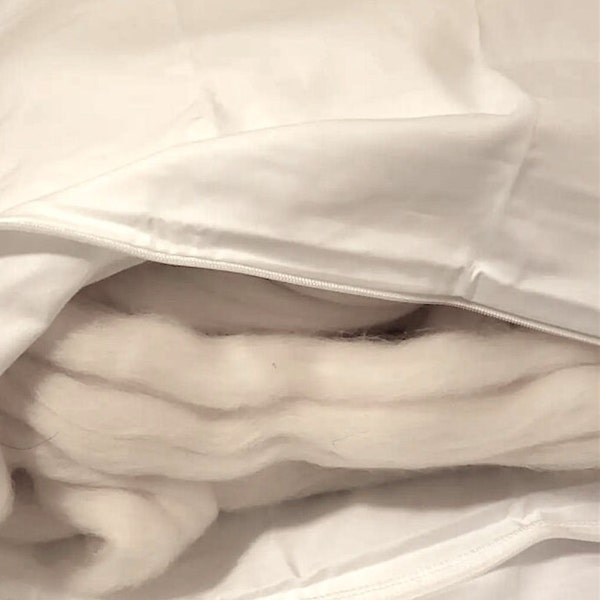 Wool Pillow Filling: DIY Adjustable Pillow Comfort, Falkland Sheep