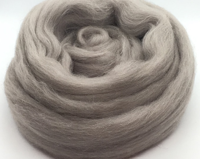 1 Lb Black Jacob Combed Top, Roving, Spinning Fiber, Felting Fiber