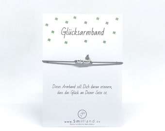 Glücksarmband Meerjungfrau silberfarben | Maritim | Armband | Geschenk