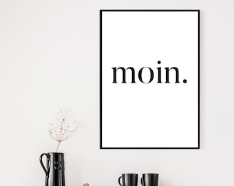 Poster Moin | Wall decoration | Maritime | Image