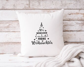 Cushion cover Merry Christmas | Pillow | Smile | Home | Cozy | Christmas