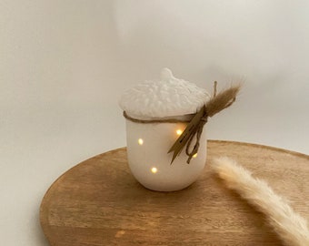 Decorative acorn with light | Raysin | Gift