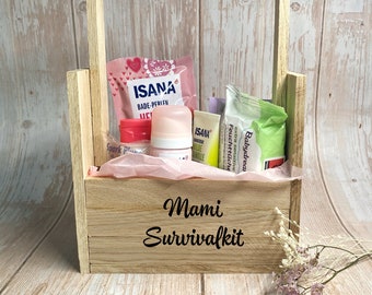 Mami Survival Kit | Geburt | Mama | Geschenk zur Geburt | Wellness