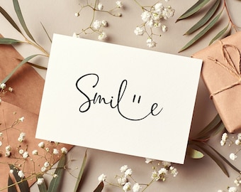 Postcard Smile | greeting card | Map | friends | encouragement | motivation