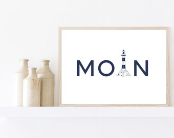 Poster Moin | Wall decoration | Maritime | Image