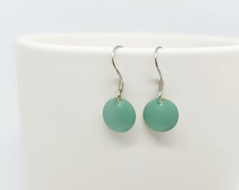 Earrings Enamel Mint | earrings | Jewelry