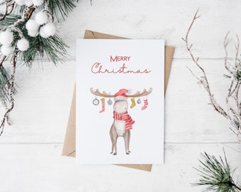 Postcard - Greeting Card - Merry Christmas