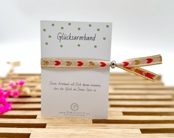 Lucky bracelet hearts | Bracelet | Encouragement | Gift | Souvenir