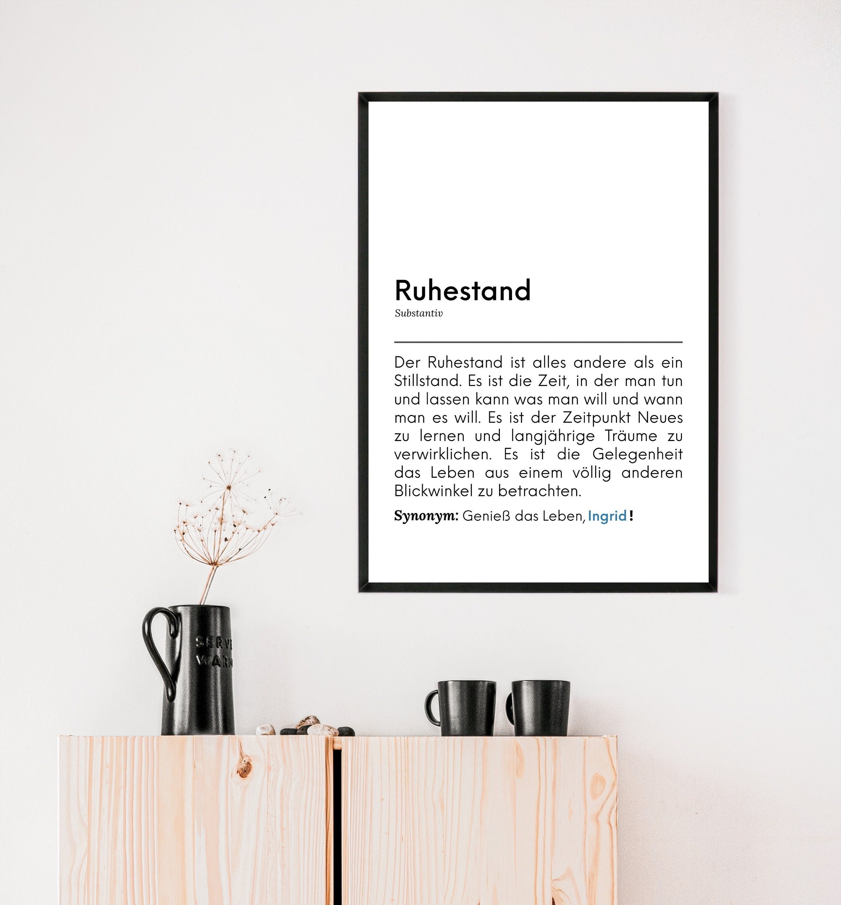 Poster - Ruhestand