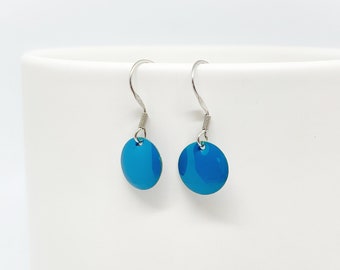 Earrings Enamel Blue | earrings | Jewelry