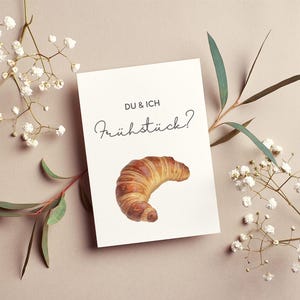 Postkarte Frühstück | Einladung | Freunde