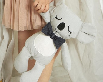 Peluche koala avec crépitements d'oreilles et hochet I naissance I cadeau I peluche