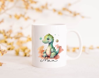 Mug Dino | Mug | gift | Personalized | Surname
