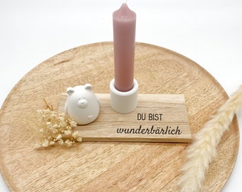 Gift set wonderful | Raysin | blocks | Bear | Candle