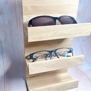 Glasses holder Glasses rack Glasses parking lot Glasses Sunglasses Gift image 4