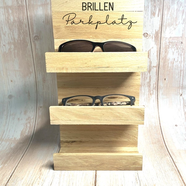 Brillenhalter | Brillenregal | Brillenparkplatz | Brillen | Sonnenbrille | Geschenk