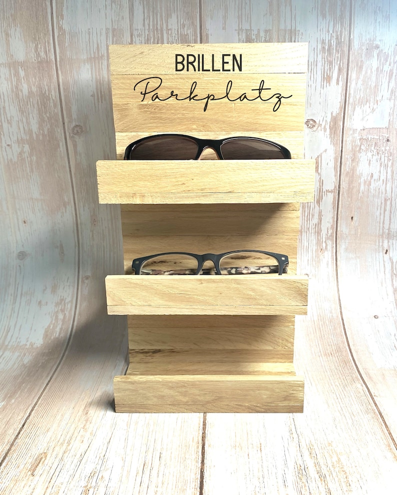 Glasses holder Glasses rack Glasses parking lot Glasses Sunglasses Gift image 1