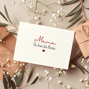 Postkarte Mama | Grußkarte | Muttertag