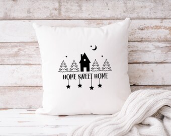 Cushion cover Home Sweet Home | Pillow | Smile | Home | Cozy | Christmas