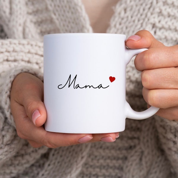 Tasse Mama | Herz | Muttertag | Kaffeebecher | Becher
