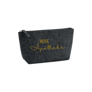 Cosmetic bag pencil case bag felt Gift travel pharmacy image 3