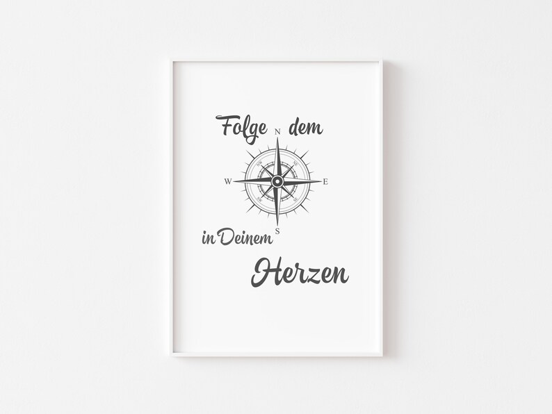 Poster Compass wall decoration Picture image 2