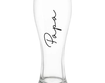 Bierglas personalisiert | Name | Glas | Weizenbierglas