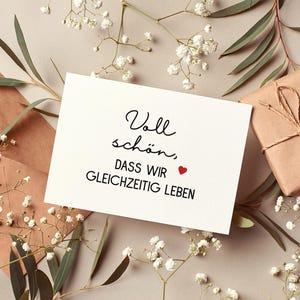 Postkarte Voll schön | Grußkarte | Karte | Trost | Liebe | Mitgefühl I Mutmacher